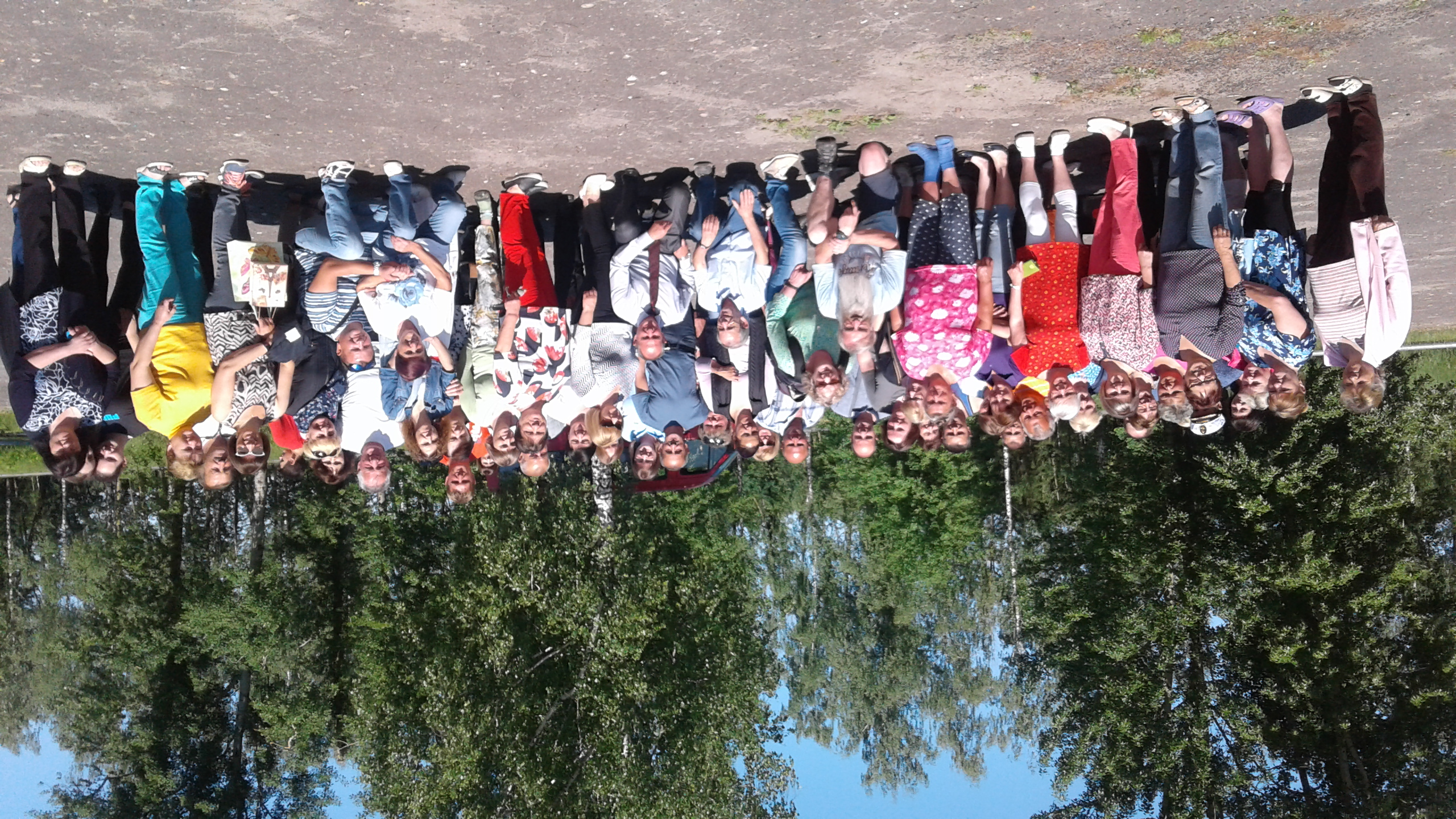 Die deutschen Gäste besuchten auch die verstrahlte Region in der Nähe der Partnergemeinde Svensk - 2018